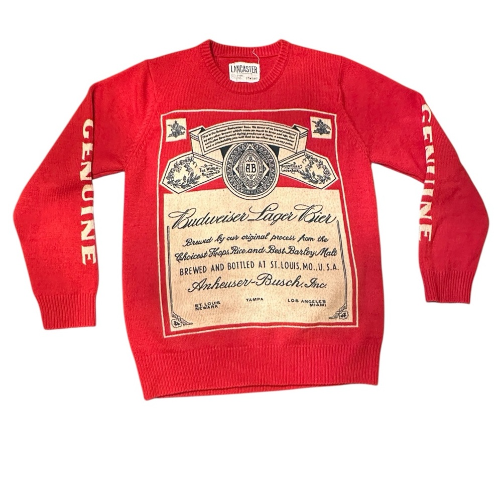 Budweiser Lager knitted Sweater